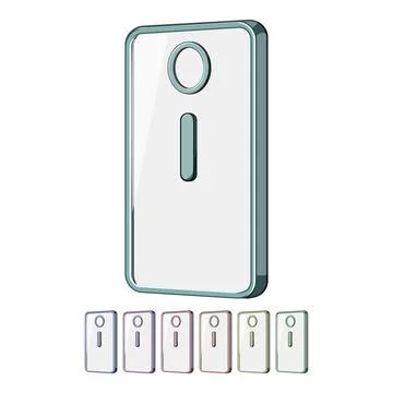 Store phone box cartoon vector graphic Stock Illustration