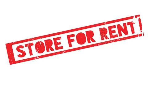 Store For Rent rubber stamp Stock Illustration