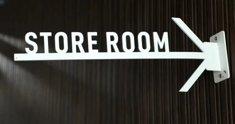 Store room Board at Office Stock Footage 293177712