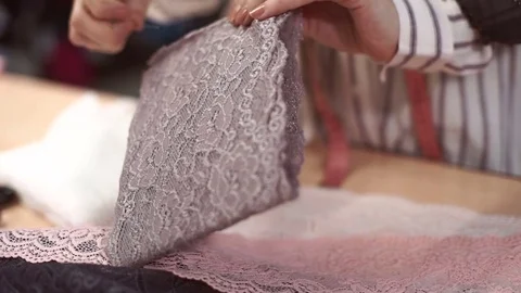 Store tissue dealer replace tissue samples on counter indoors Stock Footage 73286828