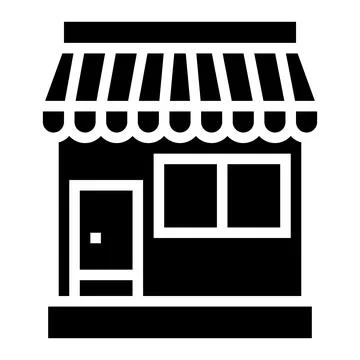 Store Vector Icon Design Illustration Stock Illustration