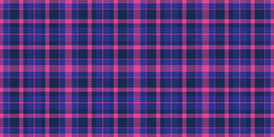 Store vector pattern textile, trend fabric seamless tartan. Style check pla.. Stock Illustration