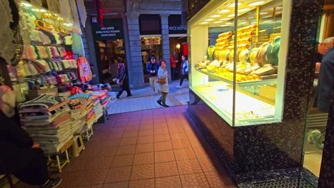 A store window with a display of cookies Stock Footage 273008985