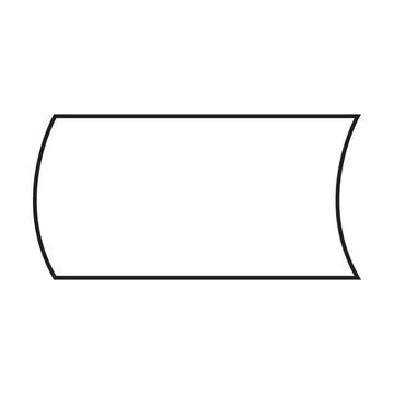 Stored data flow chart Shape element for process layout diagram illustratio.. Stock Illustration