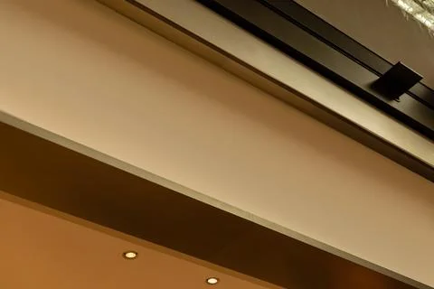 Storefront features an empty section perfect for logo placement. The design i Stock Photos
