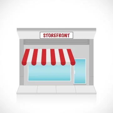 Storefront Illustration Stock Illustration