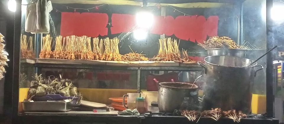 Storefront satay Stock Photos