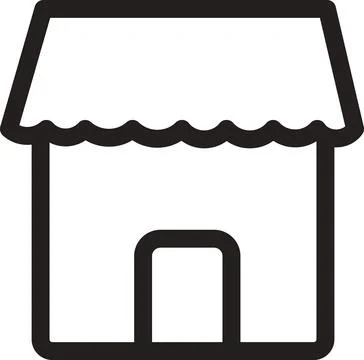 Storefront shop icon Stock Illustration