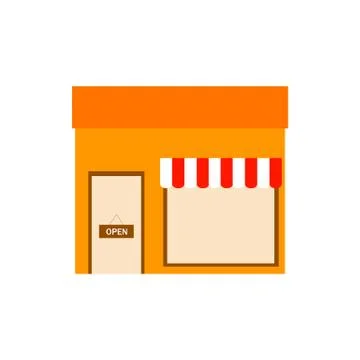 Storefront Simple Graphic Иллюстрация
