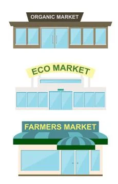 Storefront, vector illustration. Stock Illustration