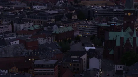 Storetorv aften Stock Footage 150785767