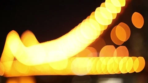 Storey Bridge Pull Focus Brisbane City Night, Queensland, Australia Stock Footage