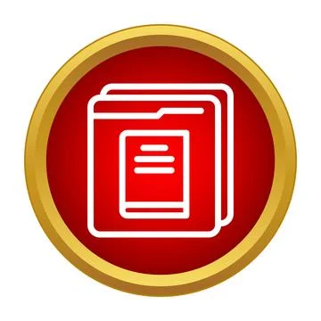 Storing and organizing financial document files data in folders イラスト素材