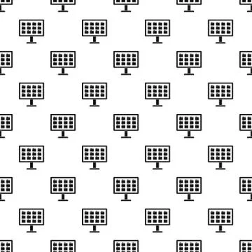 Storing files in computer pattern, simple style Stock Illustration