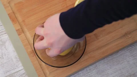 STORING HALF LEMON Stock Footage 155550035