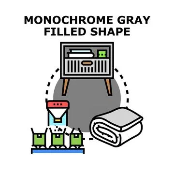 Storing household items and laundry concept vector Stock Illustration