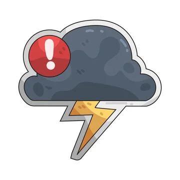Storm Alert illustration Stock Illustration