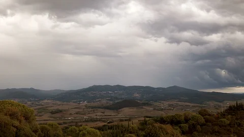 Storm and Lightnings Stock Footage 98502454