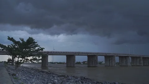 Storm and raining 스톡 동영상 101668201