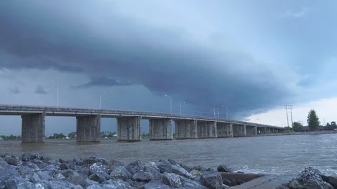 Storm and raining Stock Footage 101668236