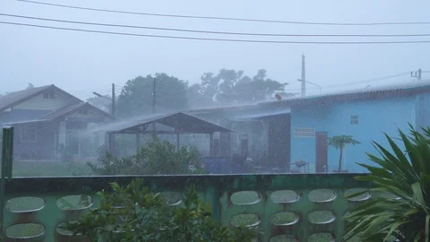 Storm and raining Stock Footage 101669573