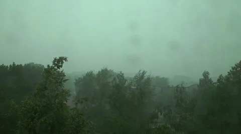 Storm and strong wind Stock Footage 65813953