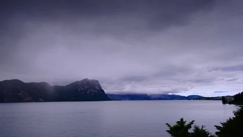 Storm and thunderstorm. Stock Footage 110788933