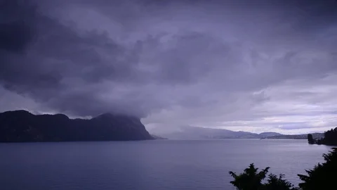 Storm and thunderstorm. Stock Footage 110790744