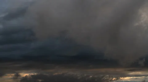 Storm and wind cloud Dif 25fps Stock Footage 25768223