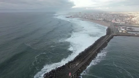 Storm Aproching to The City Stock Footage 167947493