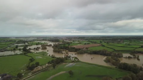 Storm Babet Aftermath Stock Footage 276501947