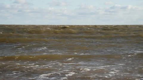 Storm at the Baltic sea. Stockbeeldmateriaal 12581314
