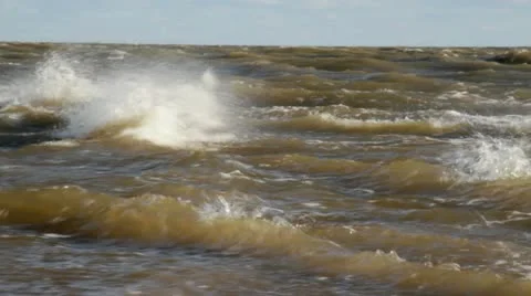 Storm at the Baltic sea. Stockbeeldmateriaal 12581426