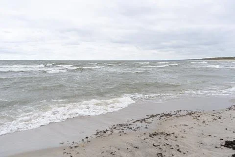 Storm on Baltic Sea. Stock Photos