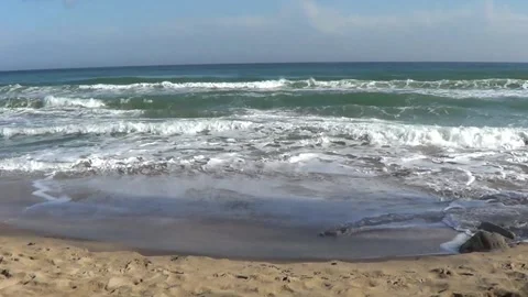 Storm on Black sea Vídeo Stock 335385469