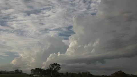 Storm Breaking Down Time-lapse Stock Footage 50091172