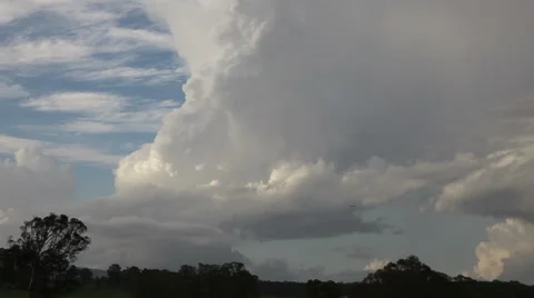 Storm Breaking Down Timelapse Stock Footage 50090756