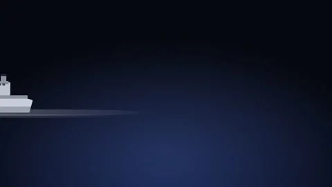 Storm Cargo Ship Animation Loop Ultra Fast S5 Background Stock Footage 342620013