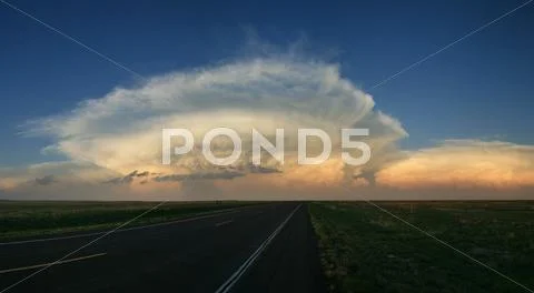 Storm cell clouds Stock Photos