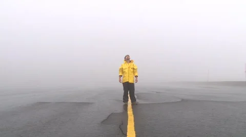 Storm Chaser on Endless Road Video stock 43063457