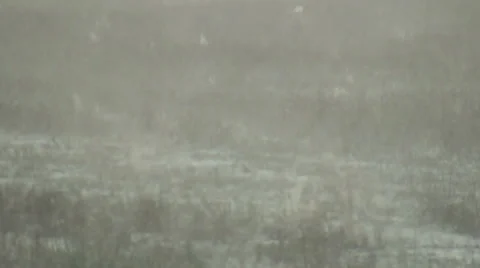 Storm Chasers Catch Thunderstorm with Massive Hail 스톡 동영상 54750210