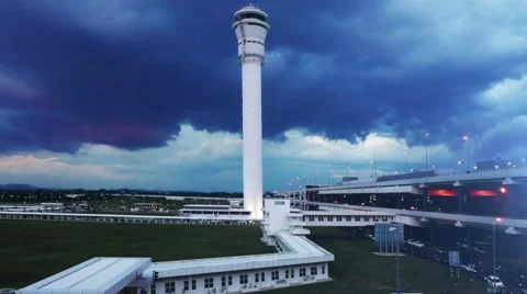 Storm cloud above Malaysia, Kuala Lumpur Stock Footage 60054271