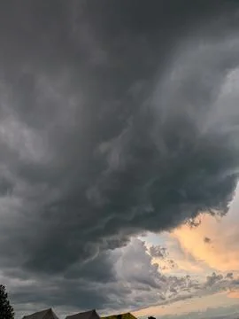 Storm cloud approaching 스톡 사진