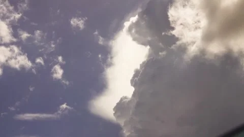 Storm cloud conquering the sky Stock Footage 249280413