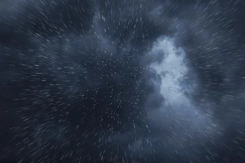 Storm cloud, Dark sky, Heavy Rain season, Thunderstorm, Dramatic weather, S.. Foto stock
