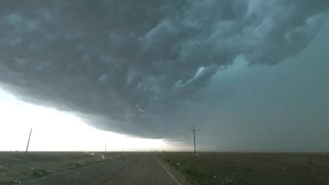Storm cloud Dashcam Time Lapse 스톡 동영상 265539459