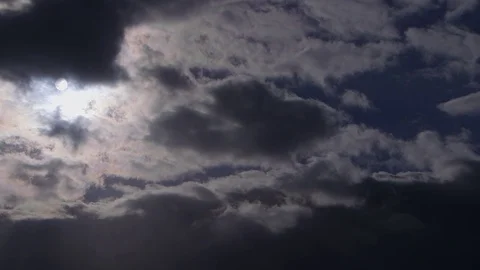 STORM CLOUD FORMATION EAST YORKSHIRE ENGALND Video stock 83588602