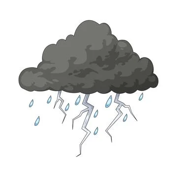 Storm Cloud illustration Stock Illustration