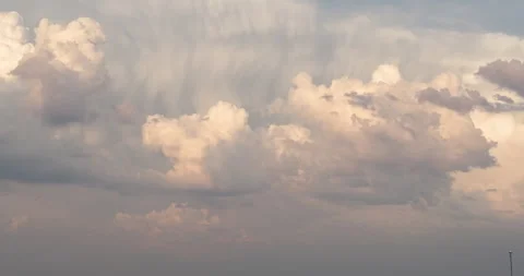 Storm cloud in the kansas sky pan Stock Footage 297833457