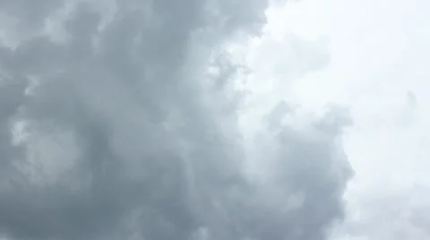 Storm Cloud Pan Stock Footage 7738447